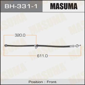 BH-331-1 MASUMA Тормозной шланг (фото 1)