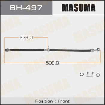 BH-497 MASUMA Тормозной шланг (фото 1)
