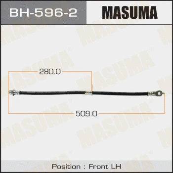 BH-596-2 MASUMA Тормозной шланг (фото 1)