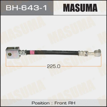 BH-643-1 MASUMA Тормозной шланг (фото 1)