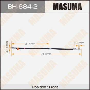 BH-684-2 MASUMA Тормозной шланг (фото 1)