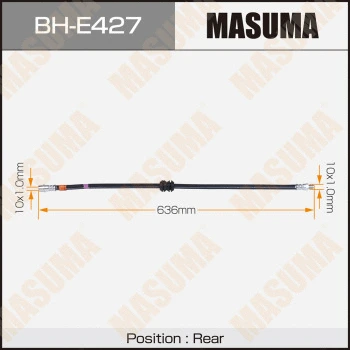BH-E427 MASUMA Тормозной шланг (фото 1)