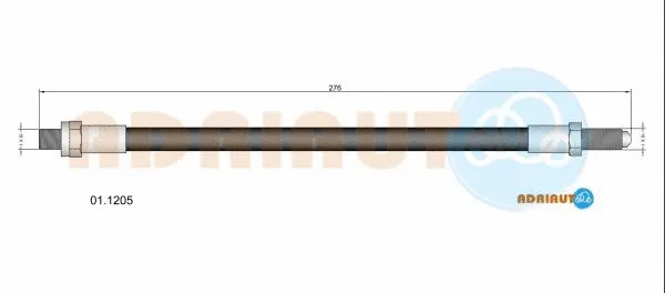 01.1205 ADRIAUTO Тормозной шланг (фото 1)