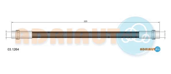 03.1264 ADRIAUTO Тормозной шланг (фото 1)