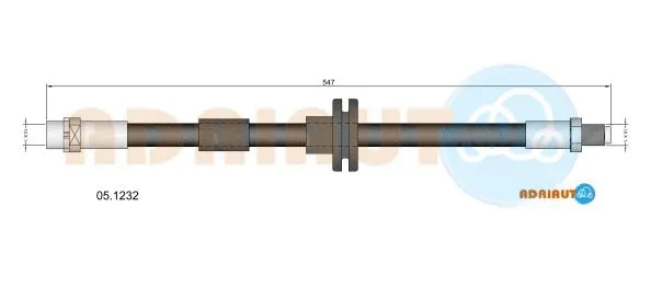 05.1232 ADRIAUTO Тормозной шланг (фото 1)