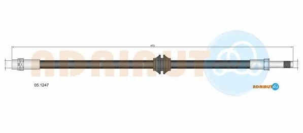 05.1247 ADRIAUTO Тормозной шланг (фото 1)