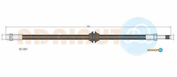 05.1251 ADRIAUTO Тормозной шланг (фото 1)