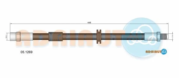 05.1269 ADRIAUTO Тормозной шланг (фото 1)