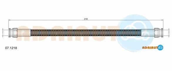 07.1218 ADRIAUTO Тормозной шланг (фото 1)