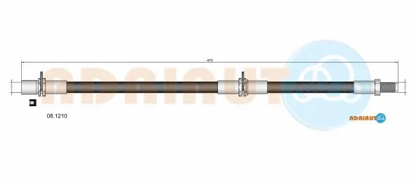 08.1210 ADRIAUTO Тормозной шланг (фото 1)
