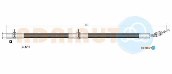 08.1218 ADRIAUTO Тормозной шланг (фото 1)
