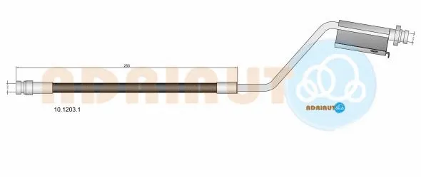 10.1203.1 ADRIAUTO Тормозной шланг (фото 1)