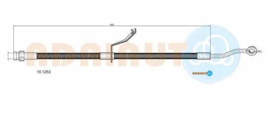 10.1253 ADRIAUTO Тормозной шланг (фото 1)