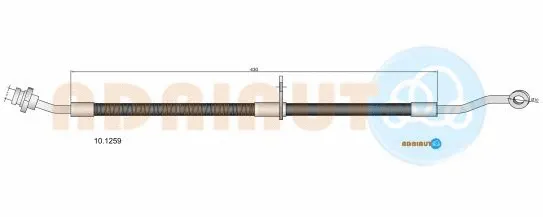 10.1259 ADRIAUTO Тормозной шланг (фото 1)