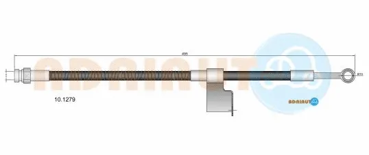 10.1279 ADRIAUTO Тормозной шланг (фото 1)
