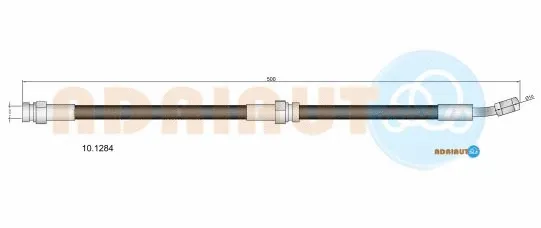 10.1284 ADRIAUTO Тормозной шланг (фото 1)
