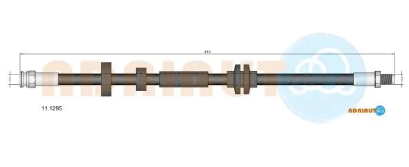 11.1295 ADRIAUTO Тормозной шланг (фото 1)
