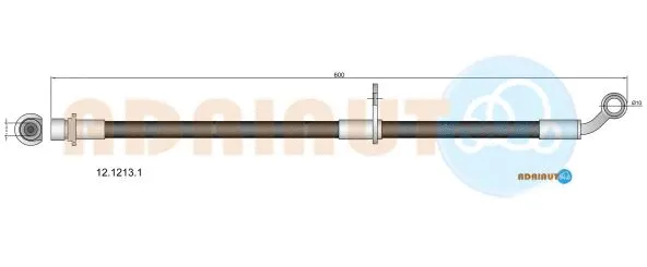 12.1213.1 ADRIAUTO Тормозной шланг (фото 1)