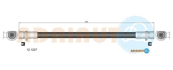 12.1227 ADRIAUTO Тормозной шланг (фото 1)