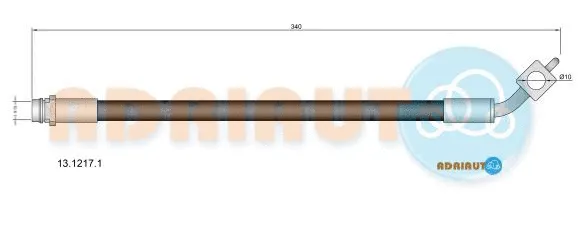 13.1217.1 ADRIAUTO Тормозной шланг (фото 1)