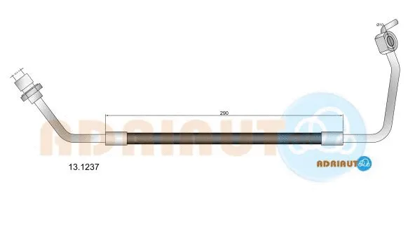 13.1237 ADRIAUTO Тормозной шланг (фото 1)