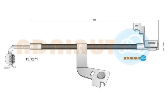 13.1271 ADRIAUTO Тормозной шланг (фото 1)