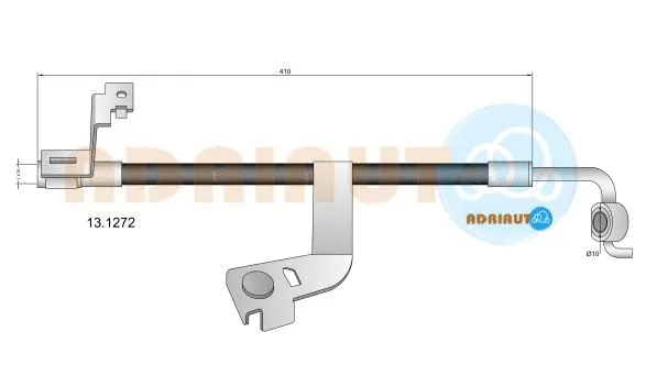 13.1272 ADRIAUTO Тормозной шланг (фото 1)