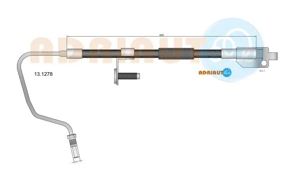 13.1278 ADRIAUTO Тормозной шланг (фото 1)