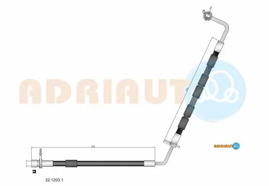 22.1203.1 ADRIAUTO Тормозной шланг (фото 1)
