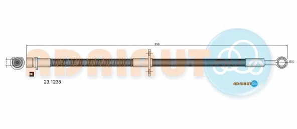 23.1238 ADRIAUTO Тормозной шланг (фото 1)