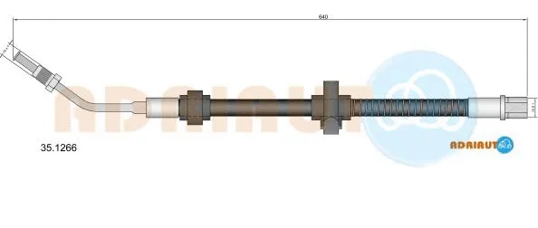 35.1266 ADRIAUTO Тормозной шланг (фото 1)