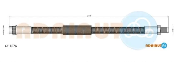 41.1276 ADRIAUTO Тормозной шланг (фото 1)