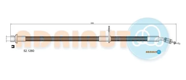 52.1260 ADRIAUTO Тормозной шланг (фото 1)