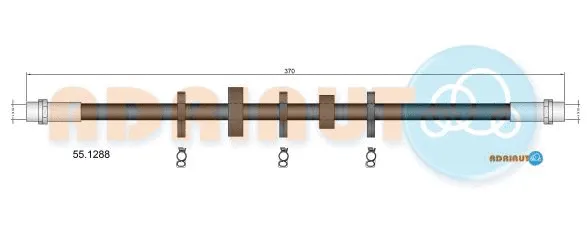 55.1288 ADRIAUTO Тормозной шланг (фото 1)