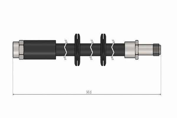 C900 211A CAVO Тормозной шланг (фото 1)