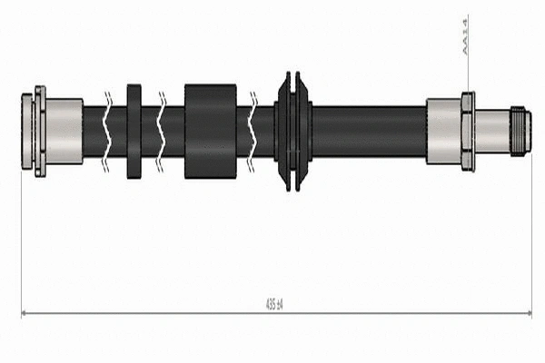 C900 505A CAVO Тормозной шланг (фото 1)