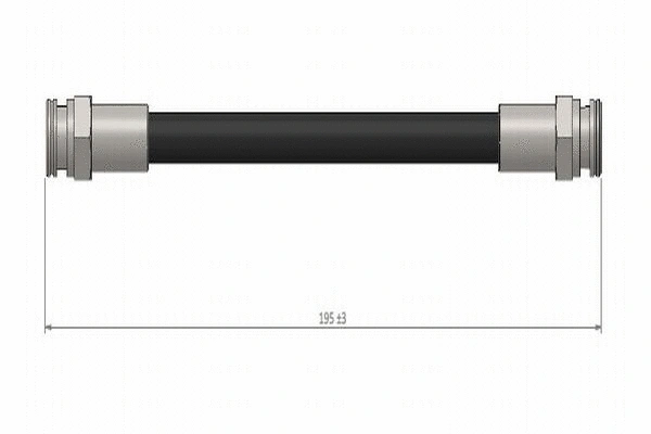C900 508A CAVO Тормозной шланг (фото 1)