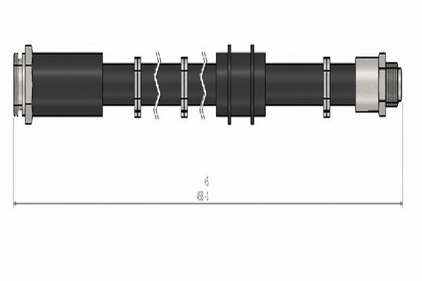 C900 584A CAVO Тормозной шланг (фото 1)