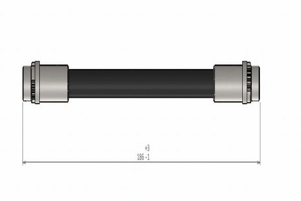 C900 598A CAVO Тормозной шланг (фото 1)