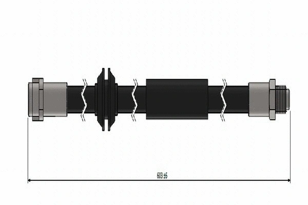 C900 679A CAVO Тормозной шланг (фото 1)