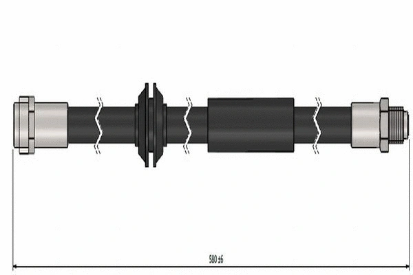 C900 686A CAVO Тормозной шланг (фото 1)