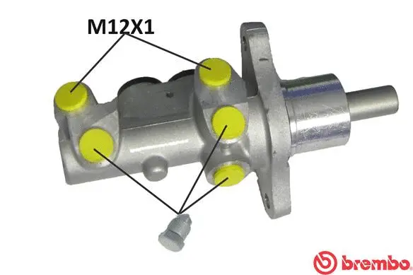 M 06 027 BREMBO Главный тормозной цилиндр (фото 1)