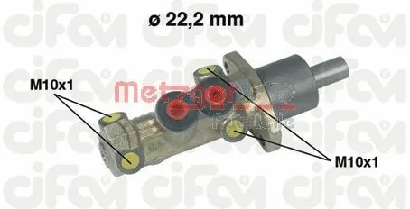 202-198 METZGER Главный тормозной цилиндр (фото 1)