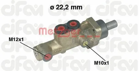 202-246 METZGER Главный тормозной цилиндр (фото 1)