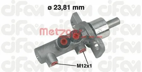 202-260 METZGER Главный тормозной цилиндр (фото 1)