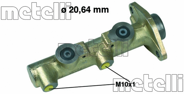 05-0045 METELLI Главный тормозной цилиндр (фото 1)
