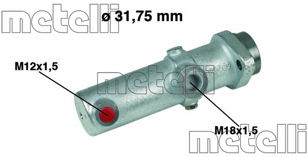 05-0151 METELLI Главный тормозной цилиндр (фото 1)