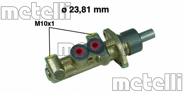 05-0252 METELLI Главный тормозной цилиндр (фото 1)