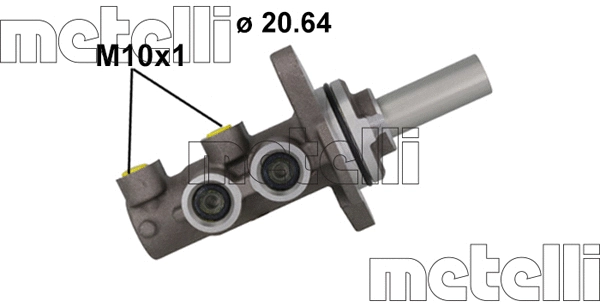 05-1162 METELLI Главный тормозной цилиндр (фото 1)