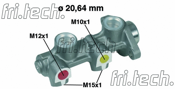 PF161 FRI.TECH. Главный тормозной цилиндр (фото 1)
